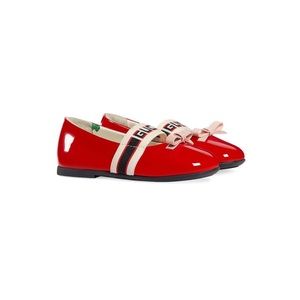 Gucci “Ballerina Pelle Suola Gomma Paten” Toddler Size EU 20. Worn only 3 times